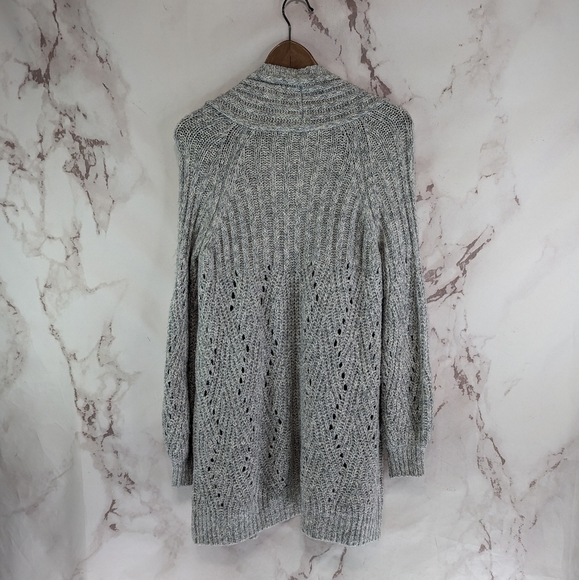 Cabi Cardigan Womens XS Gray Cathedral  Sweater Open Front Duster Long 3472 - Picture 6 of 13